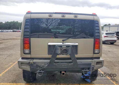 2003 Hummer H2 z USA, uszkodzony, nr VIN 5GRGN23UX3H148591